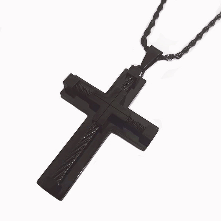 Men's Vintage Stylish Good Texture Steel Wire Necklaces