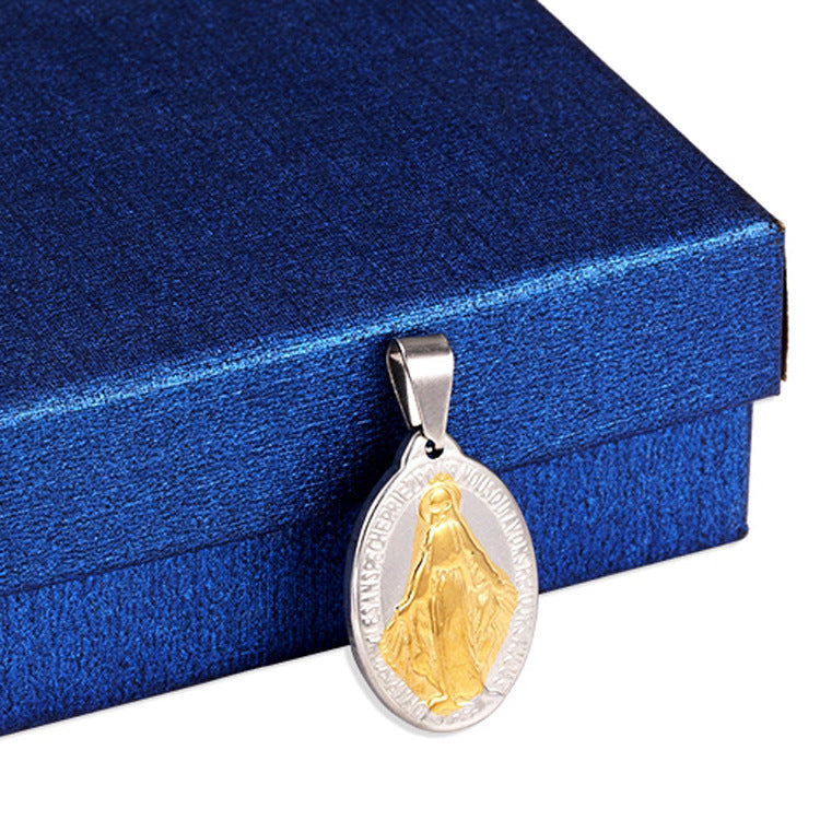 Glamorous Gold Stainless Steel Tag Titanium Necklaces
