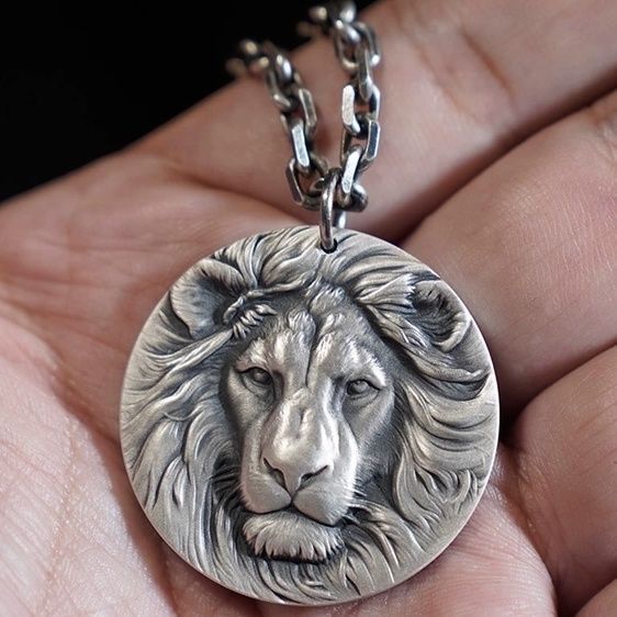 Domineering Lion Head Fashion Personality For Boyfriend Pendant