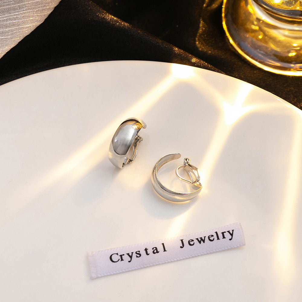 Simple Style Geometric Round Minimalist Irregular Circle Clips Rings