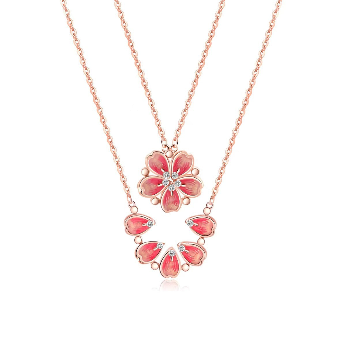 Romantic Heart Clavicle Chain Valentine's Day Gift For Necklace