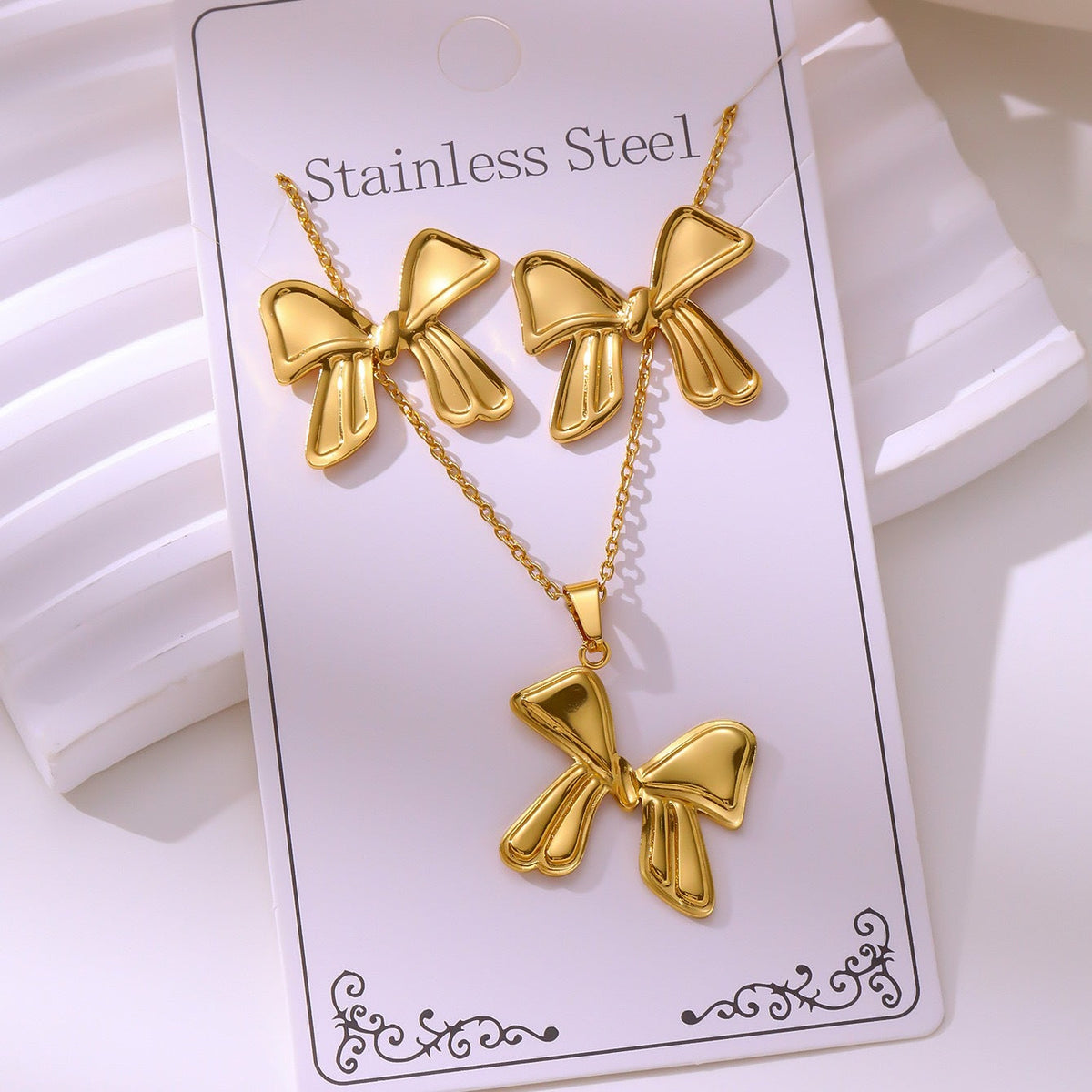 Hydraulic Suit Butterfly Love Irregular Personality Jewelry Set