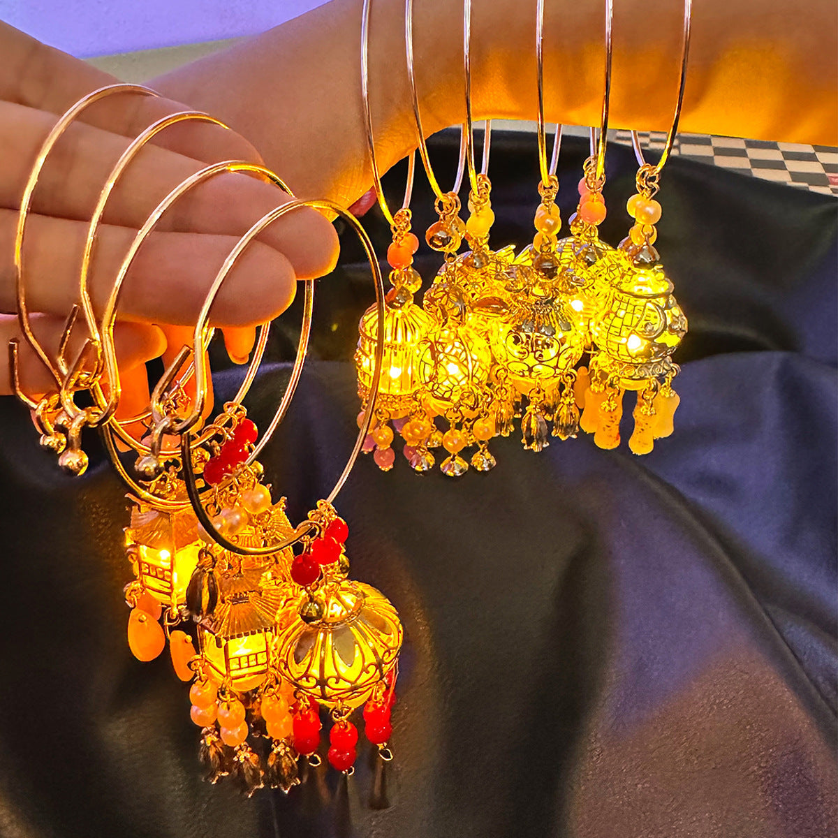 Antique Palace Bell Metal Han Chinese Clothing Night Market High-grade Bracelets