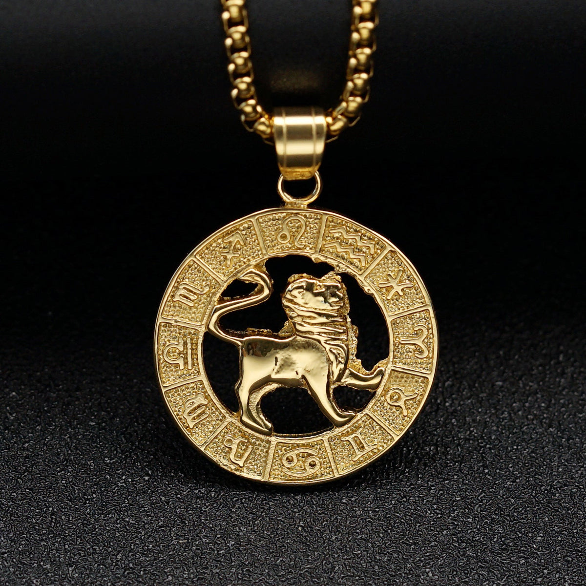 Trendy Retro Hollow Twee Constellation Personalized Pendant