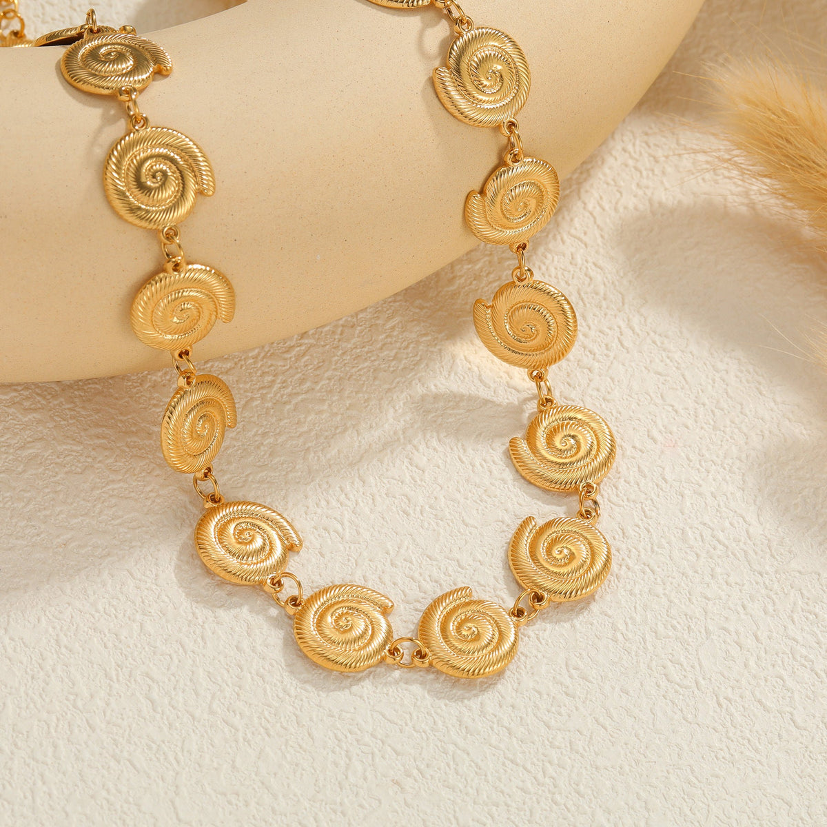 Female Stainless Steel Ocean Wind Affordable Luxury Fashion Jewelry Set
