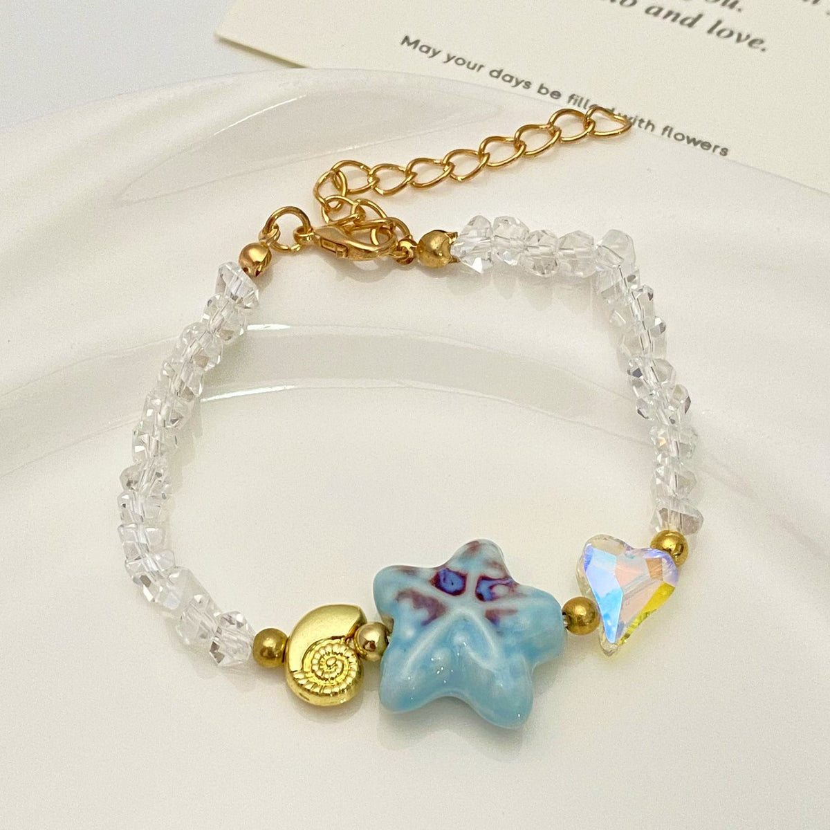 Summer Ocean Style Cartoon Shell Female Bohemian Woven Turtle Jewelry Set
