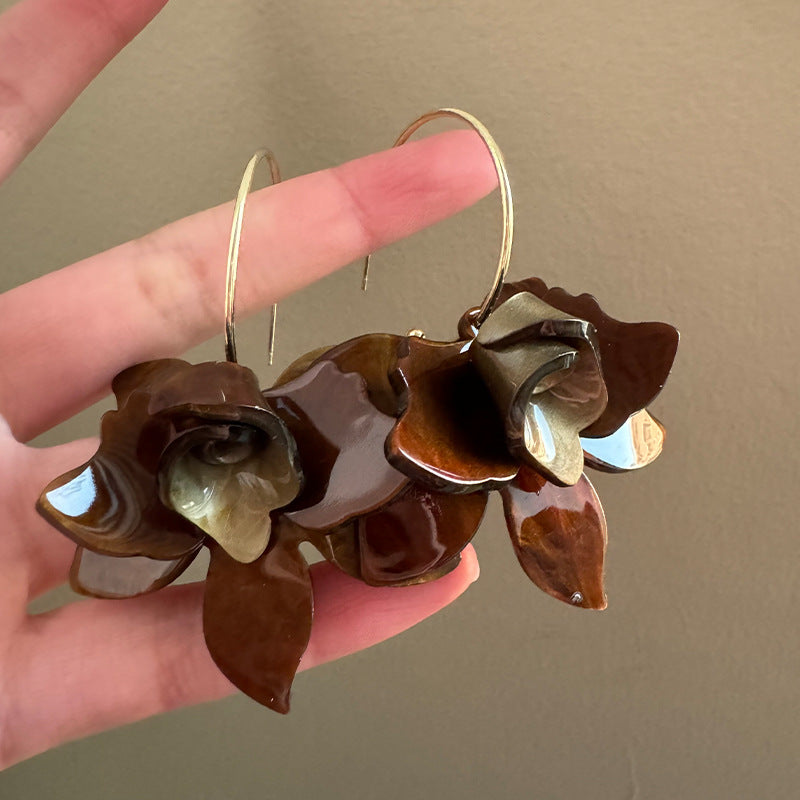 Super Fairy Winter Exquisite Beautiful Style Sweet Flexible Simple Temperamental Earrings