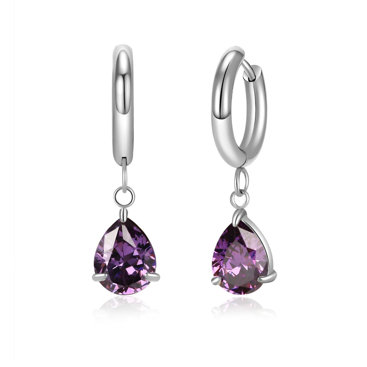 Titanium Steel Zircon Coil Small Ear Earrings