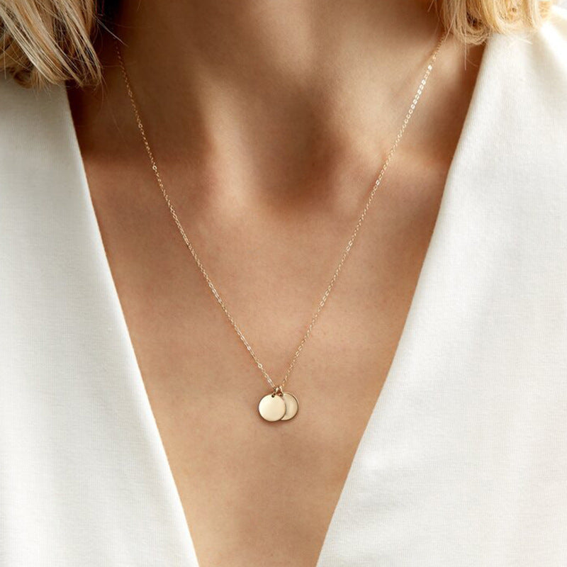 Innovative Attractive Personalized Stainless Steel Round Necklace