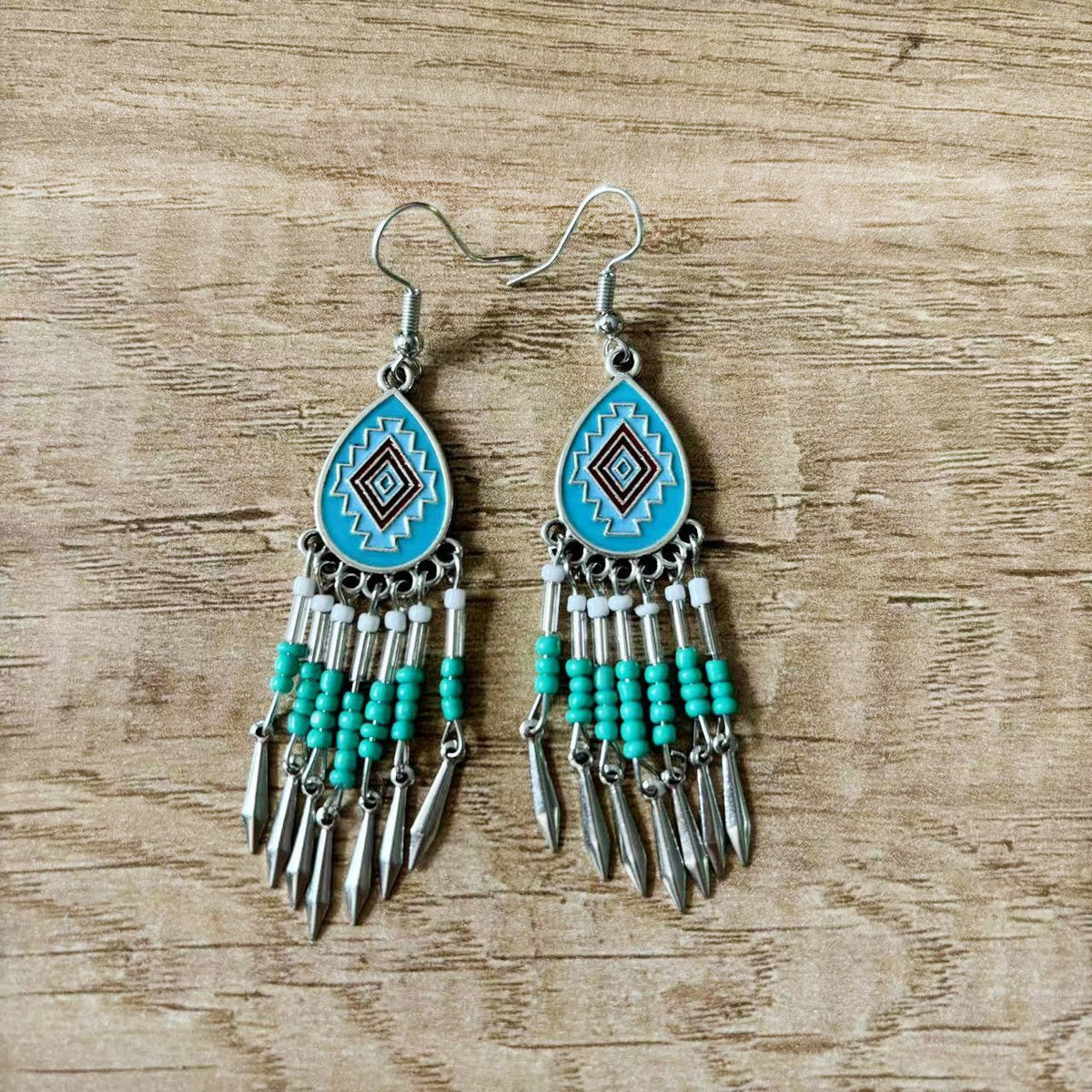 Style Vintage Fashion Bohemian Long Tassel Earrings