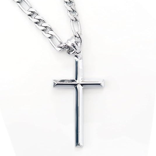 Women's & Men's Titanium Steel Cross High-grade Gold Simplicity Necklace