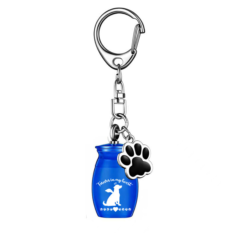 Commemorative Pet Urn Key Simple Small Jar Pendants