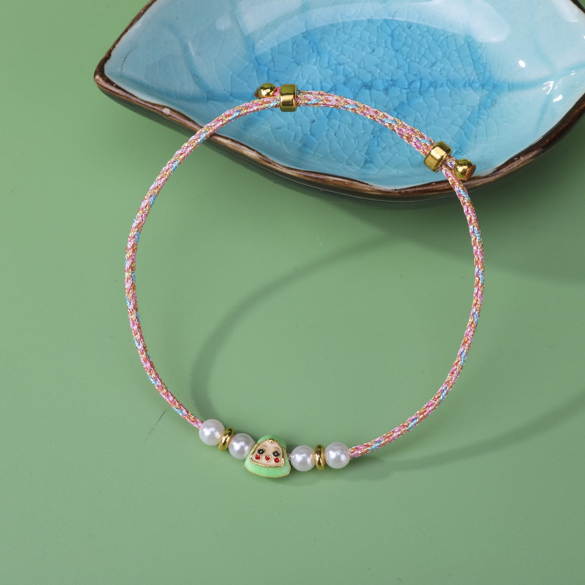 Dragon Boat Festival Colorful Alloy Adjustable Hand-woven National Style Carrying Bracelet