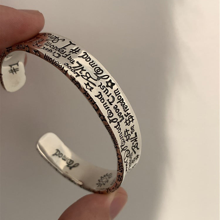 Couple Iti High-grade Female Design Mild Luxury Retro Bracelet