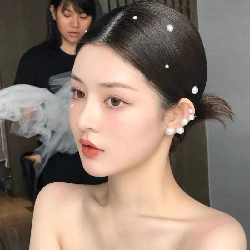 Women's Bridal Pearl For Graceful Personality Trendy Earrings