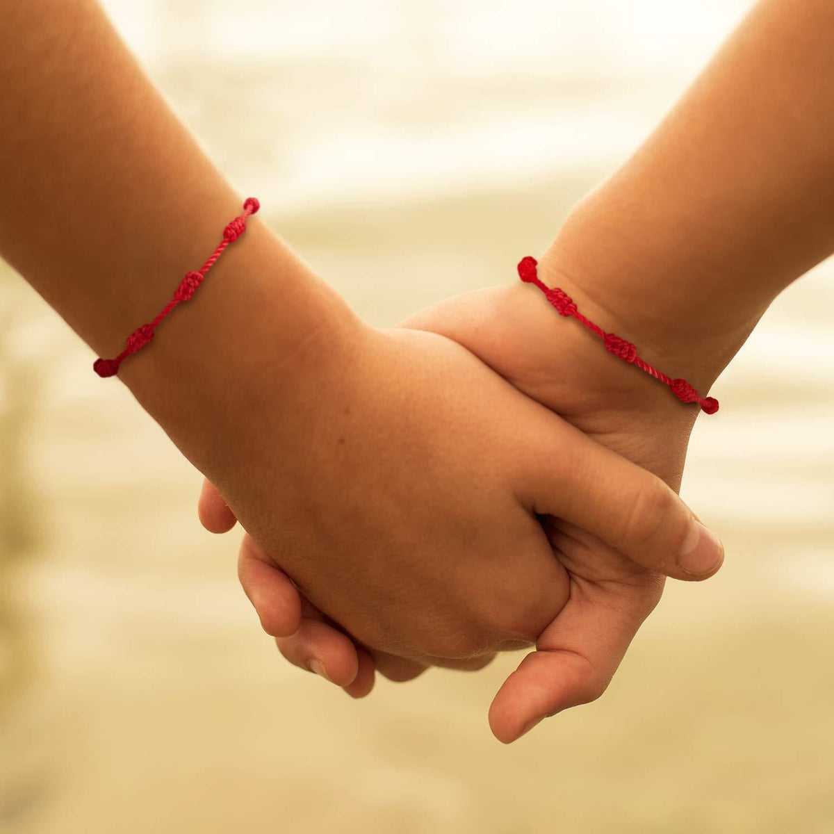 Hand-woven Seven Red Rope Hand Strap Bracelets
