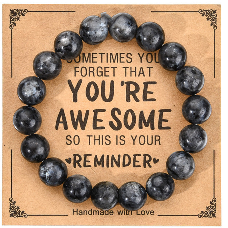Stone Beads Accessories Agate Glitter Fashion Lady Bracelets