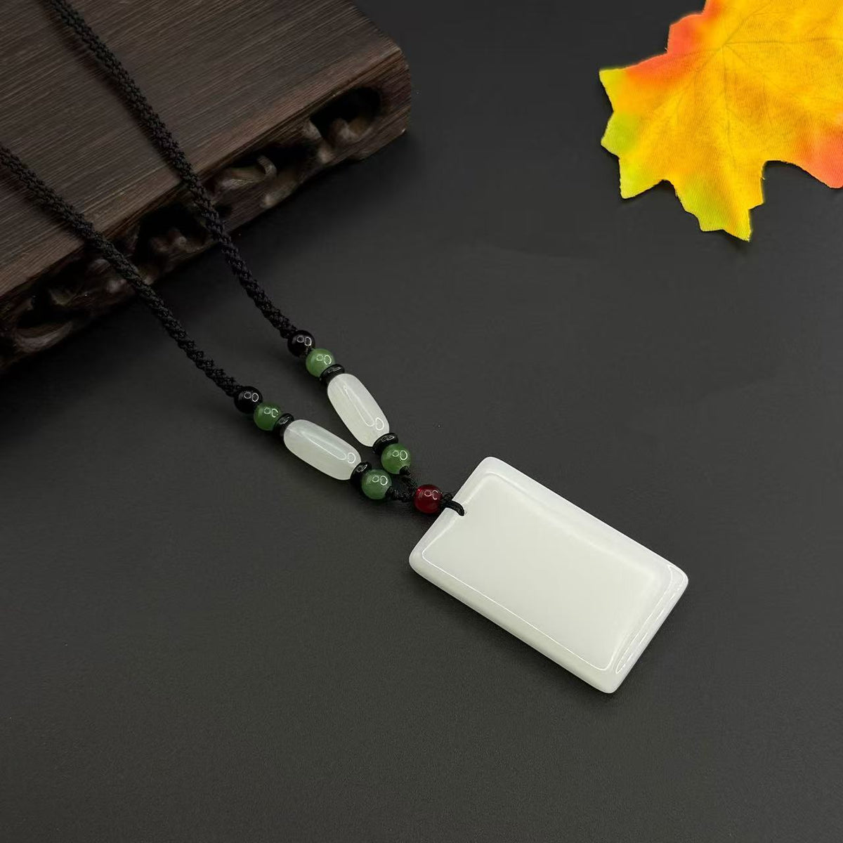 Jade Ethnic Style Clear Water Fine Material Auspicious Cloud Lucky Pendants