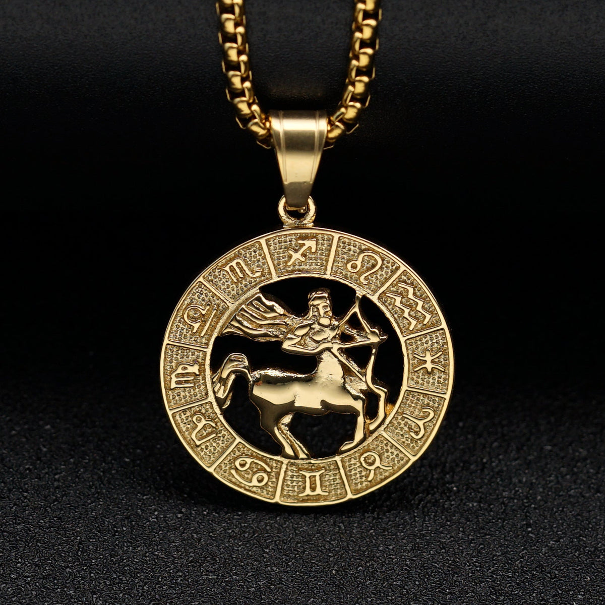 Trendy Retro Hollow Twee Constellation Personalized Pendant