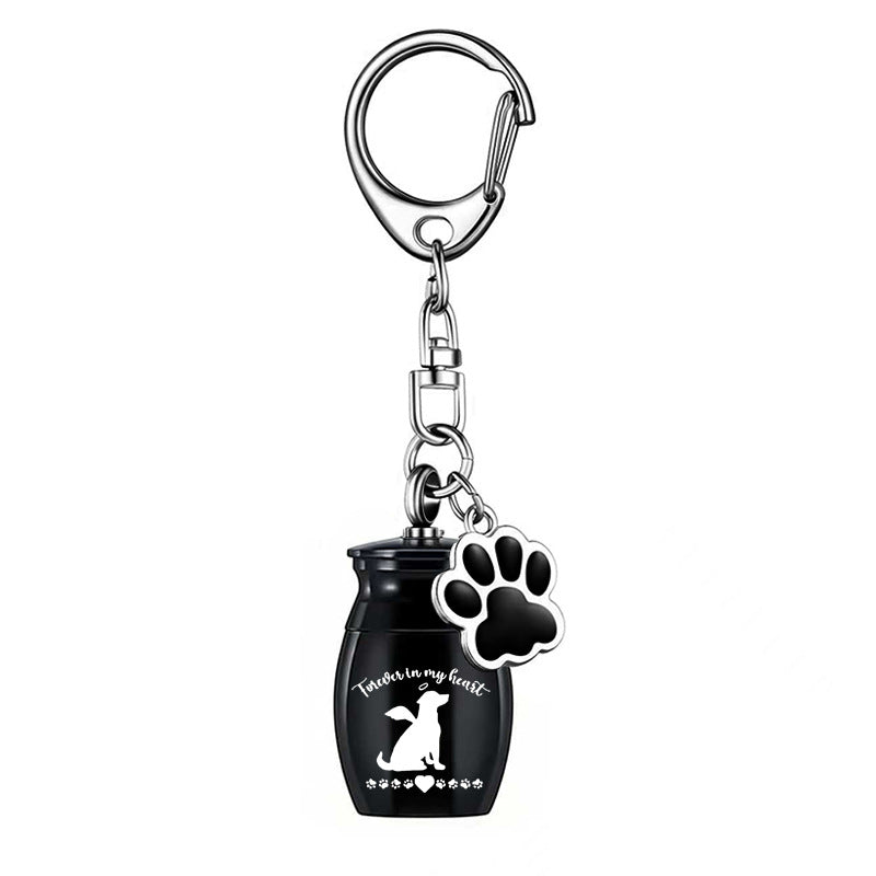 Commemorative Pet Urn Key Simple Small Jar Pendants