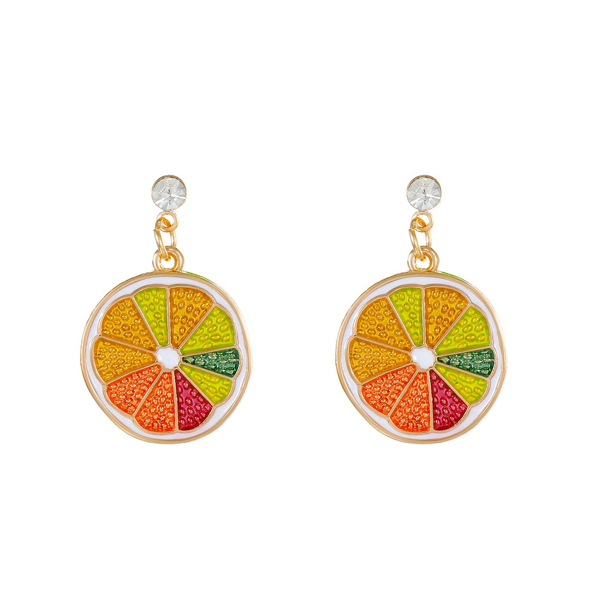 Lemon Vacation Style Colorful Sweet Fresh Rings