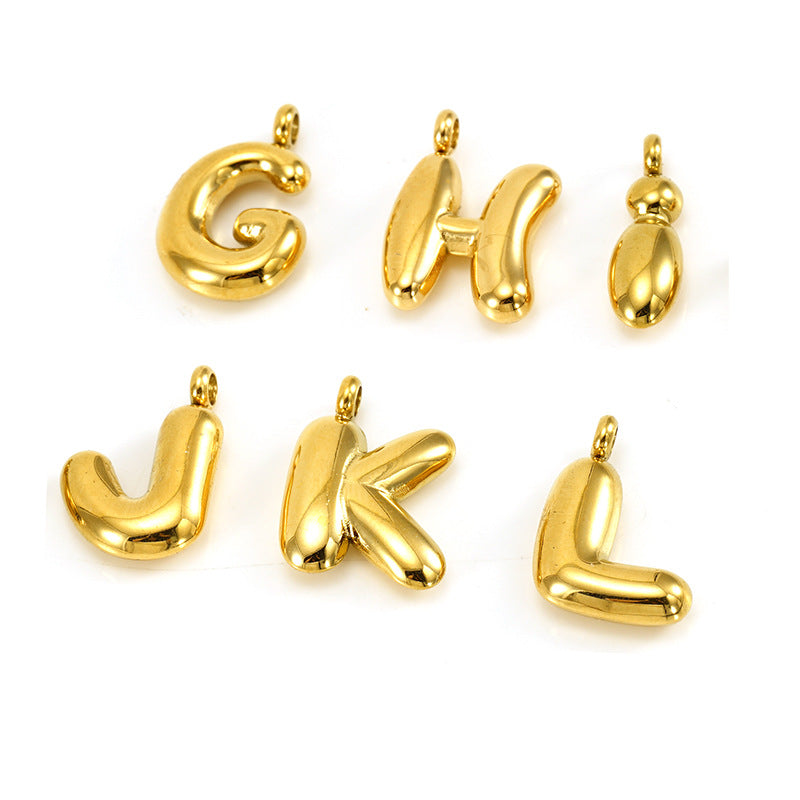 Stainless Steel Fashion Letter Titanium Letters Pendant