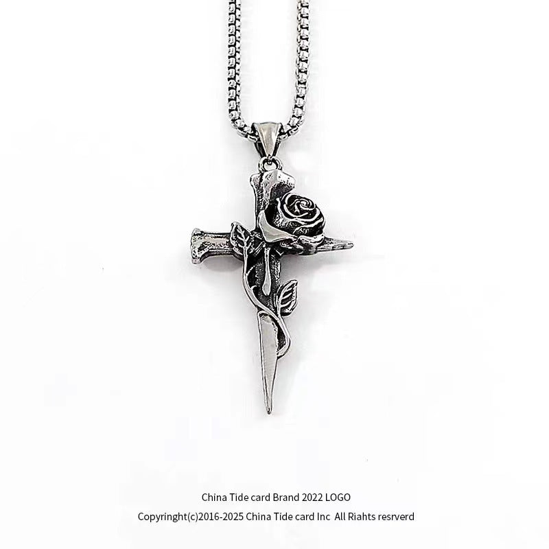 Cross Handsome Gothic American Halter Long Necklaces