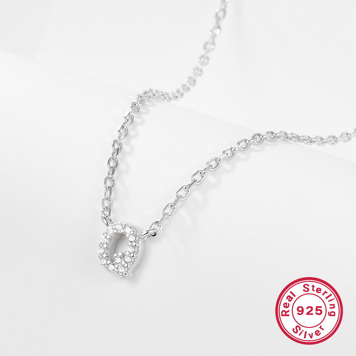 Women's Sier Minority Simple Clavicle Chain Beaded Necklaces