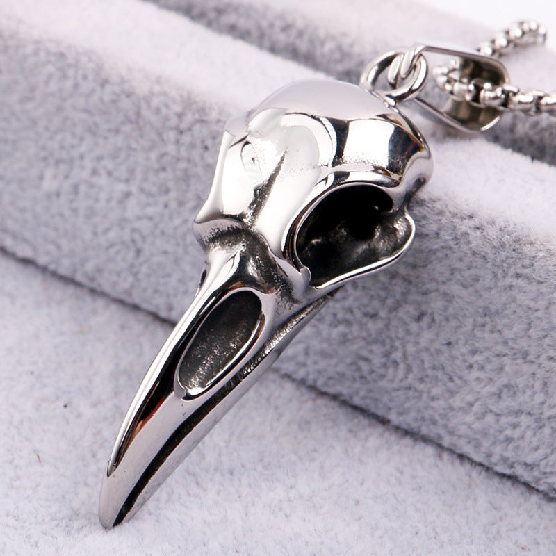Men's Fashion Trend Eagle Head Crow Bird Pendants