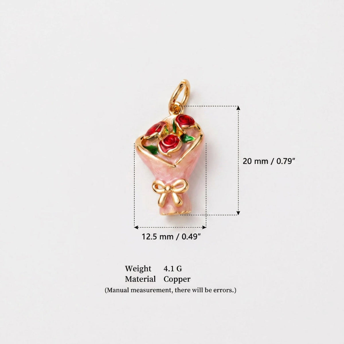 Day Love Bear Dripping Oil Painted Color Pendants