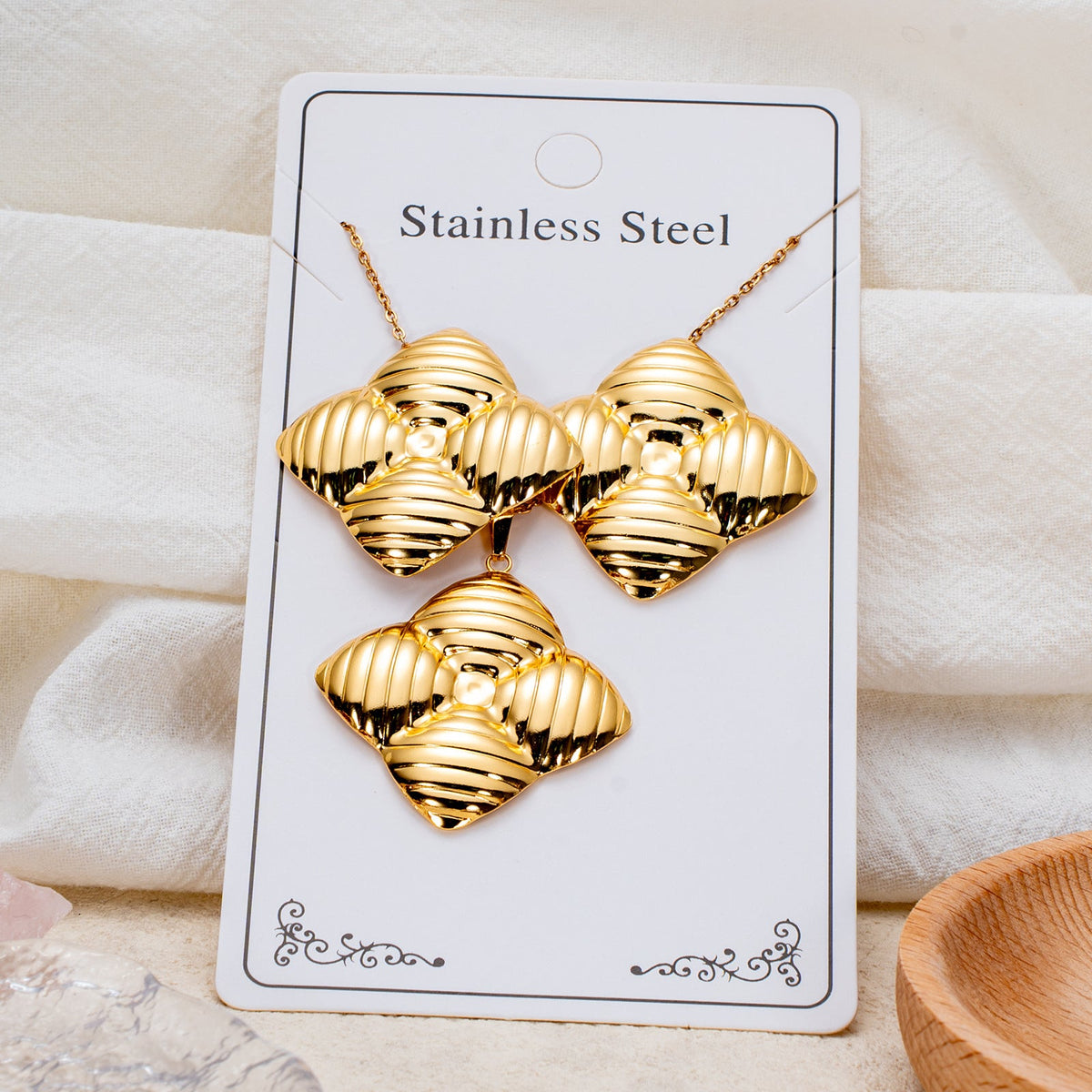 Best-selling Fashion Personality Stainless Steel Variety Of Jewelry Set