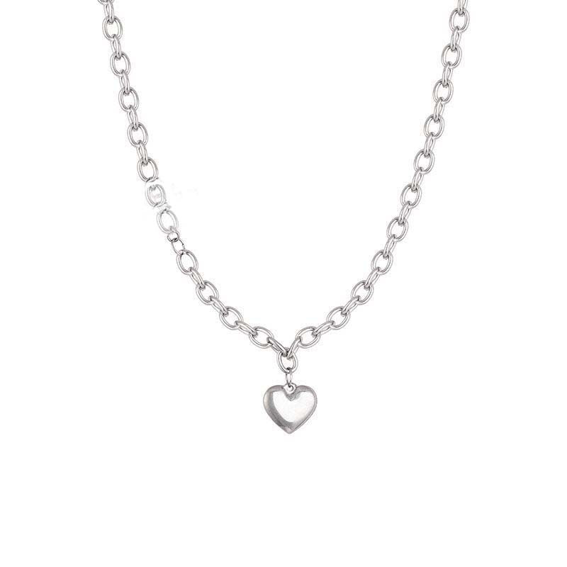 Women's Simple Heart Punk Hip Hop Peach Design Bracelets