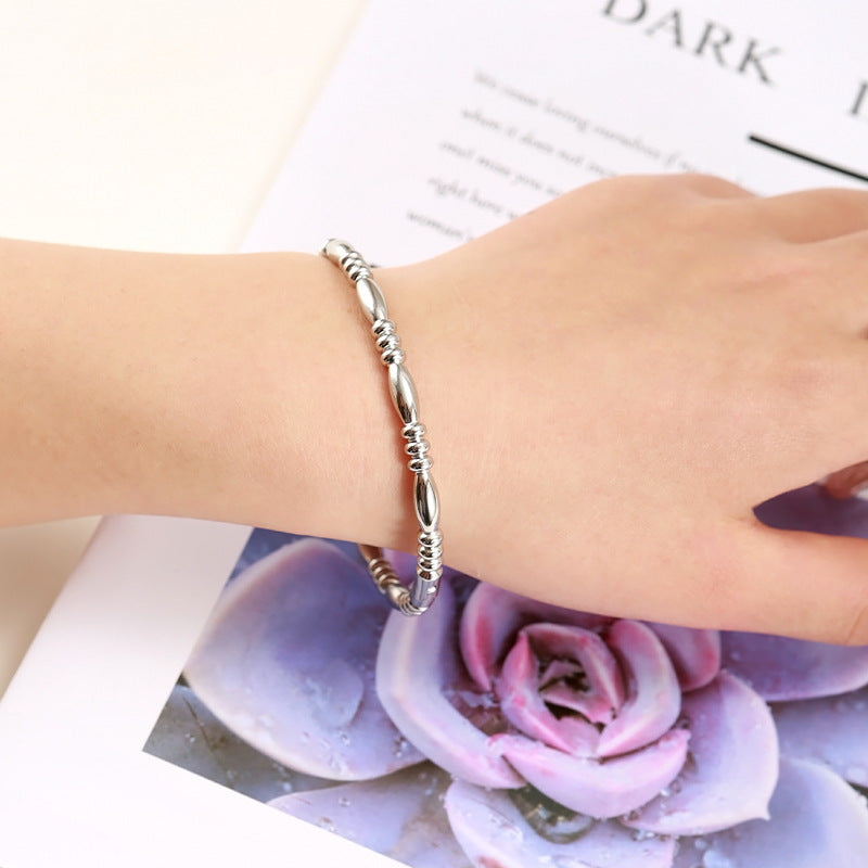 Women's Stainless Steel For Titanium No Fading High-grade Starry Bracelets