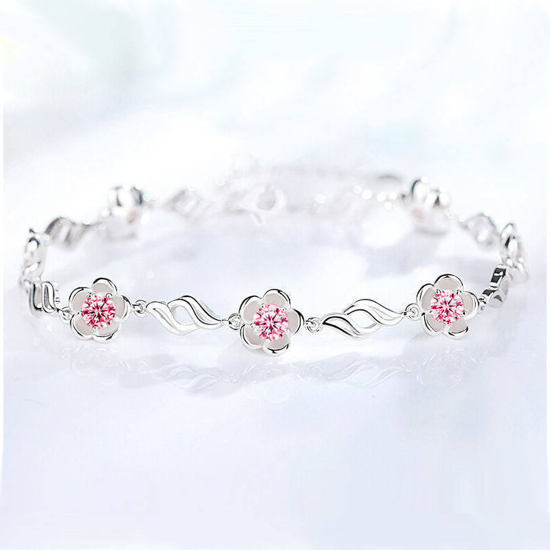 Korean Girlfriends Five Flowers Sweet Super Fairy Small Gifts Bracelets