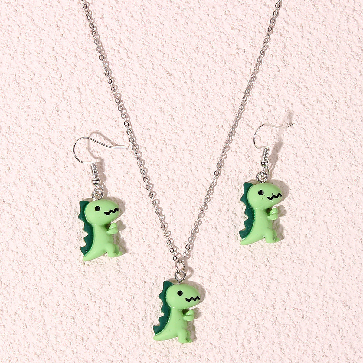 Women's Li Cute Fun Simple Little Dinosaur Personalized Necklaces