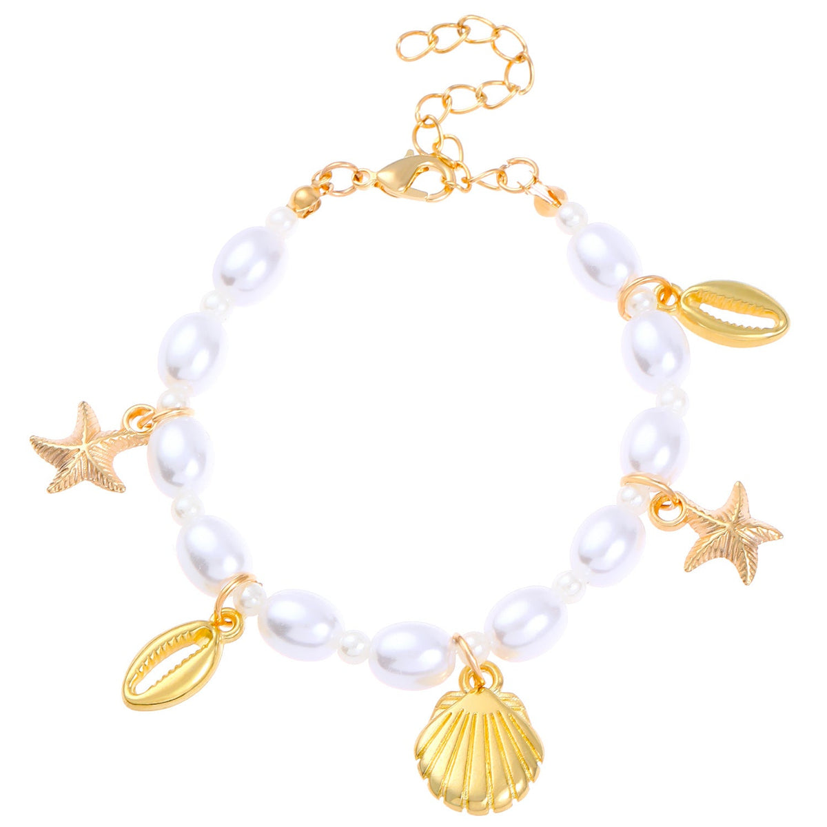 Women's Irregular Pearl Summer Beach Ocean Series Bracelet