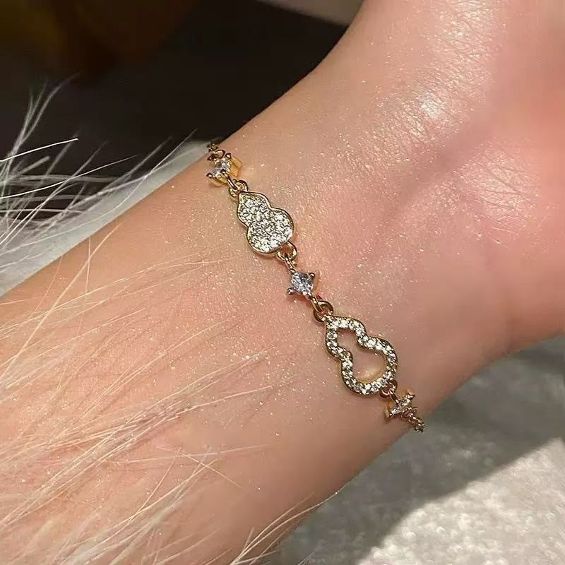 Women's Gourd Fu Lu Double Elegant Light Luxury Bracelet