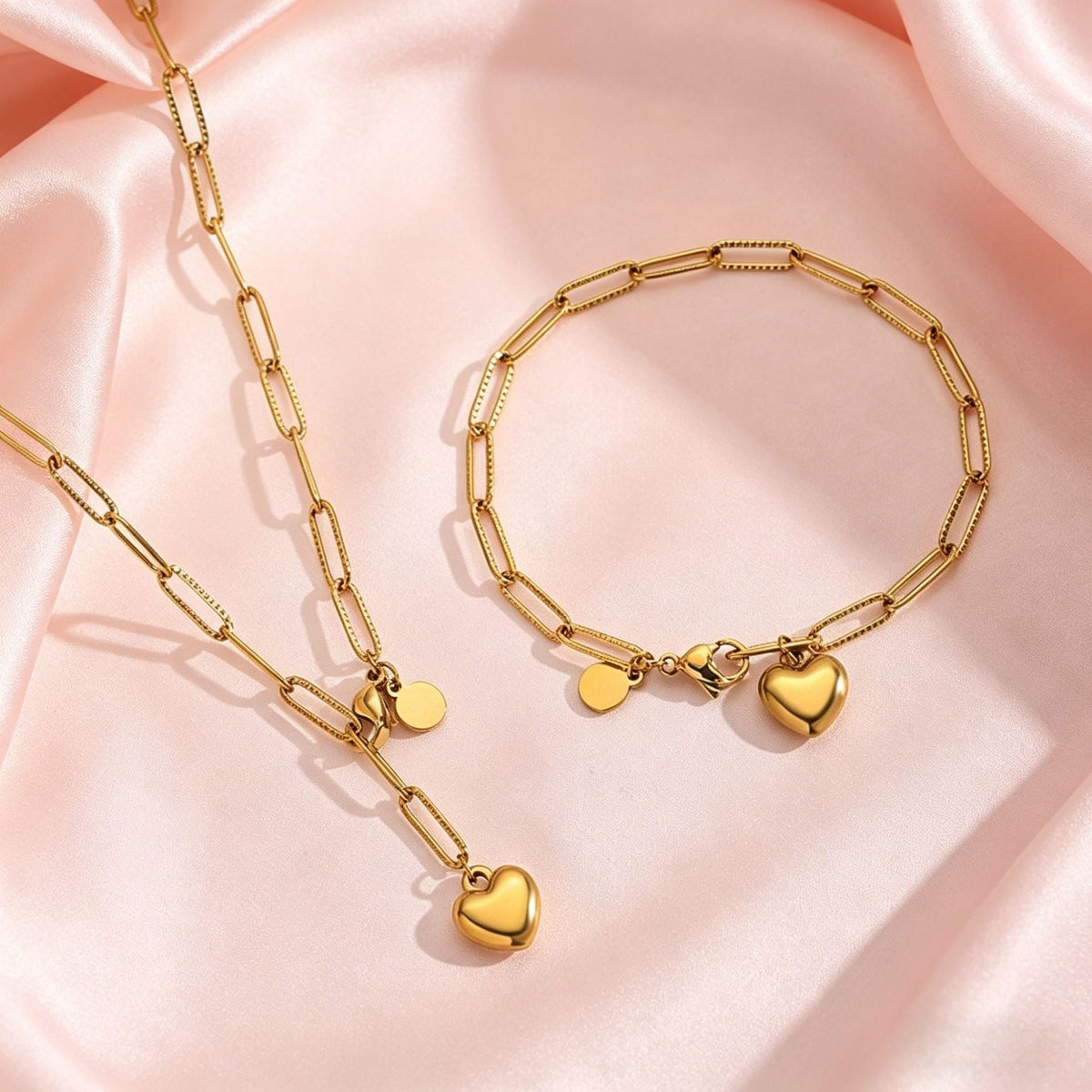 Women's Stainless Steel Titanium Simple Love Bracelets