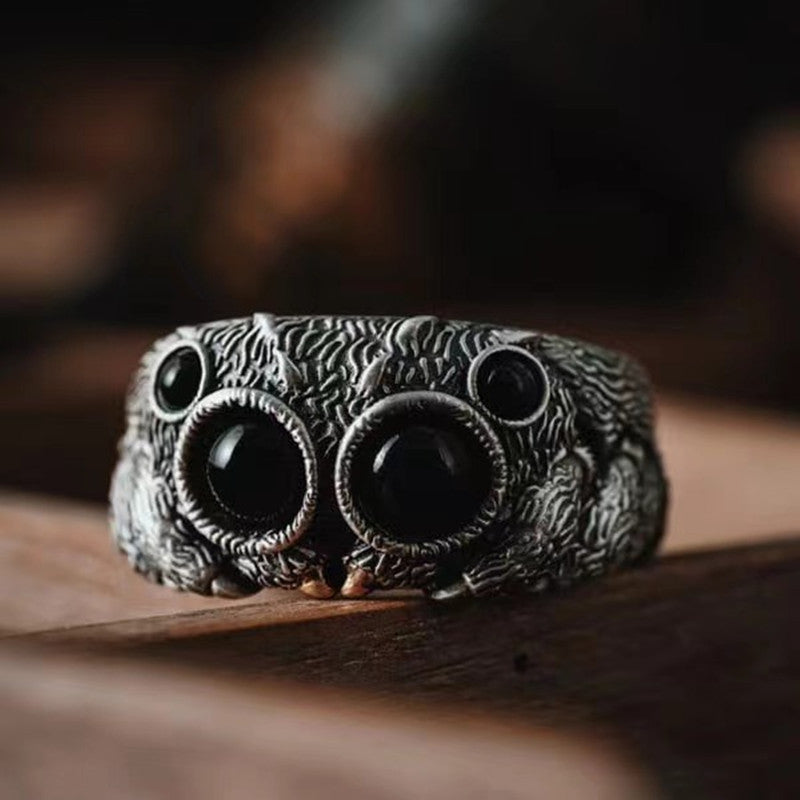 Jumping Spider Creative Animal Opening Adjustable Rings