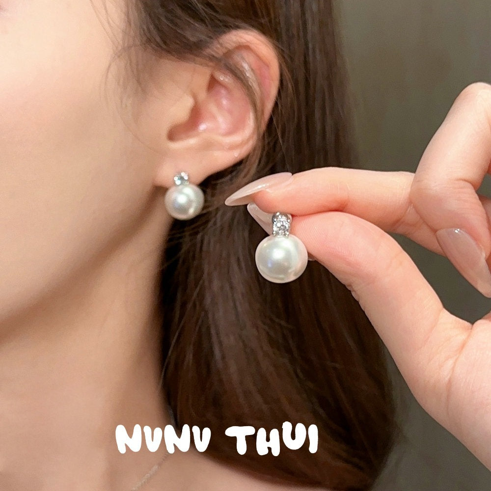Tears Princess Australia White Pearl Gem Deep Sea Shell Pearls Necklace