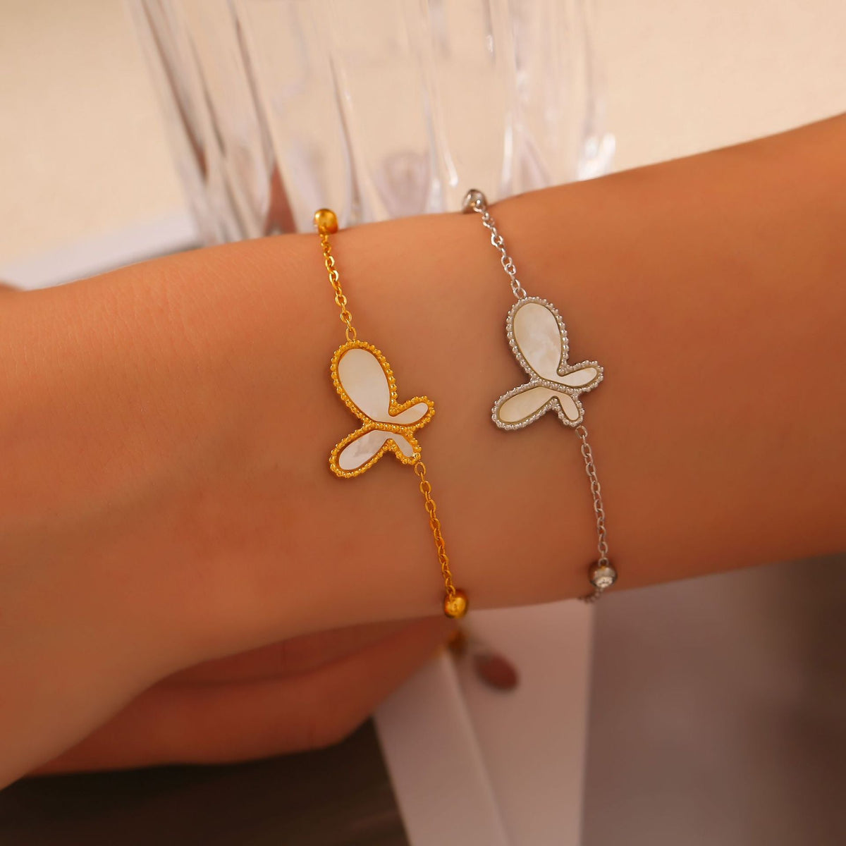 Gentle Lady Temperamental Butterfly Animal Design Jewelry Set