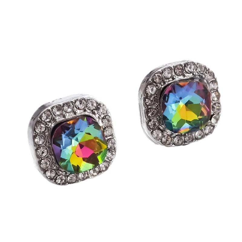 Women's Korean Style Elegant Colorful Diamond Fashion Rings