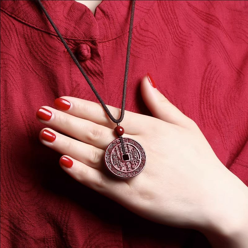 Mountain Ghost Spending Protective Talisman Charts Peace Buckle Taoist Pendants