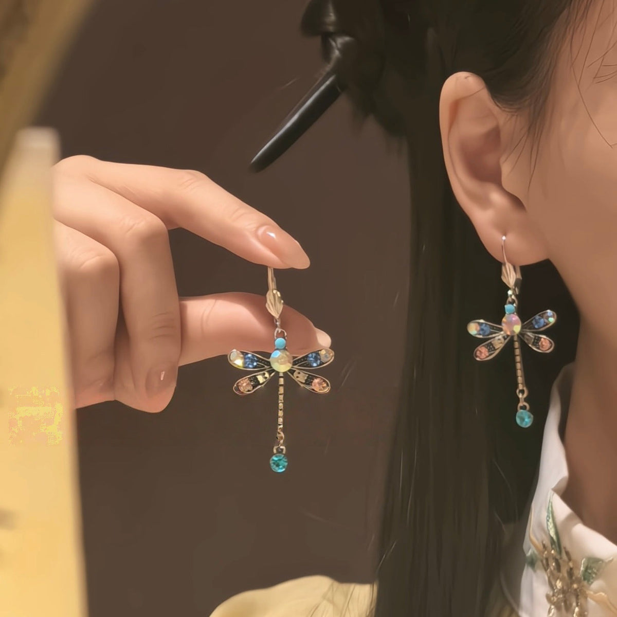 Sweet Personality Design Dragonfly High-grade Suitable Rings