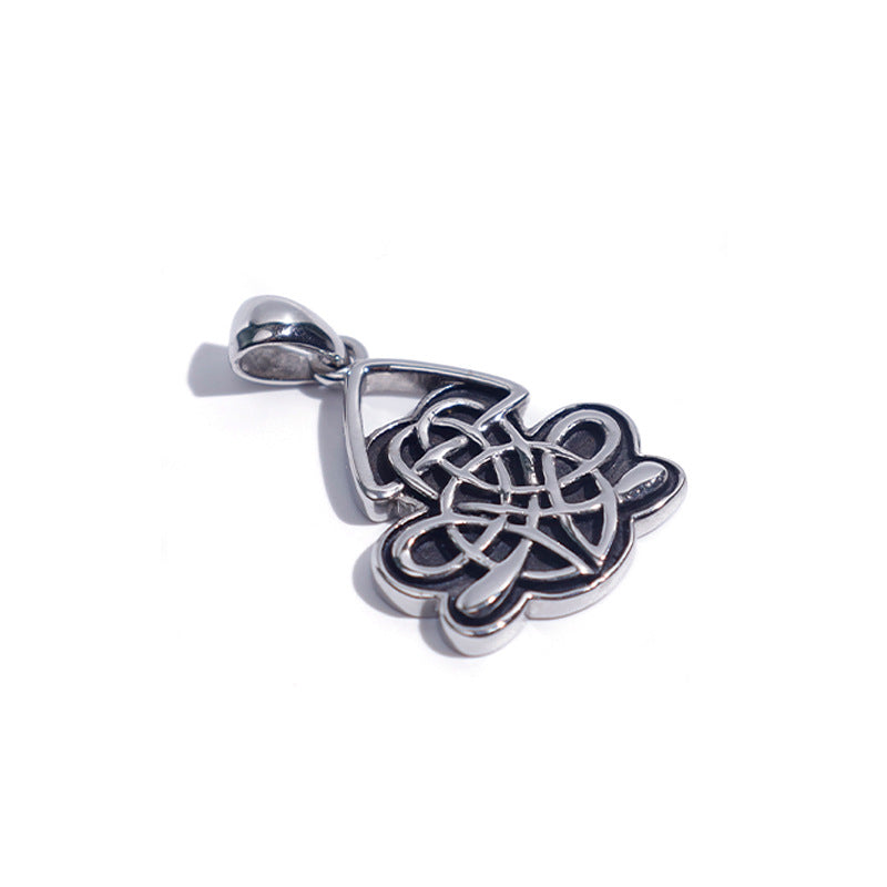 Stylish Three-dimensional Stainless Steel Simple Retro Necklaces