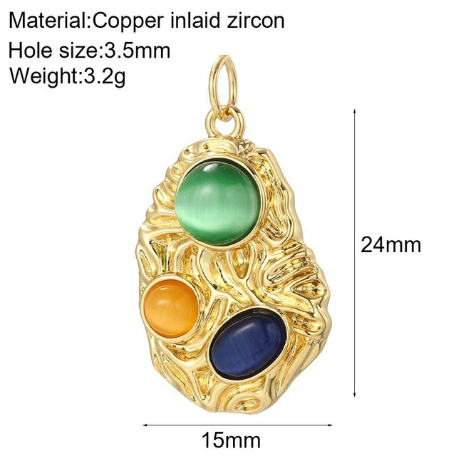 Bohemian Charm Cute Seahorse Gold Color Pendants