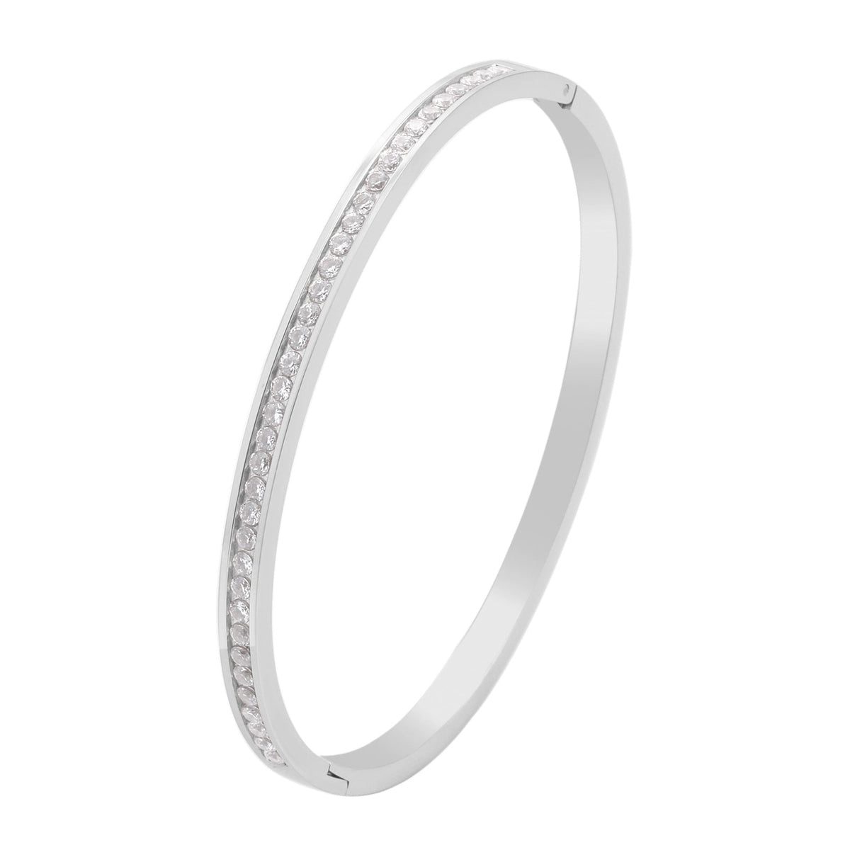 Square Diamond Titanium Steel Female Fashion Bracelet