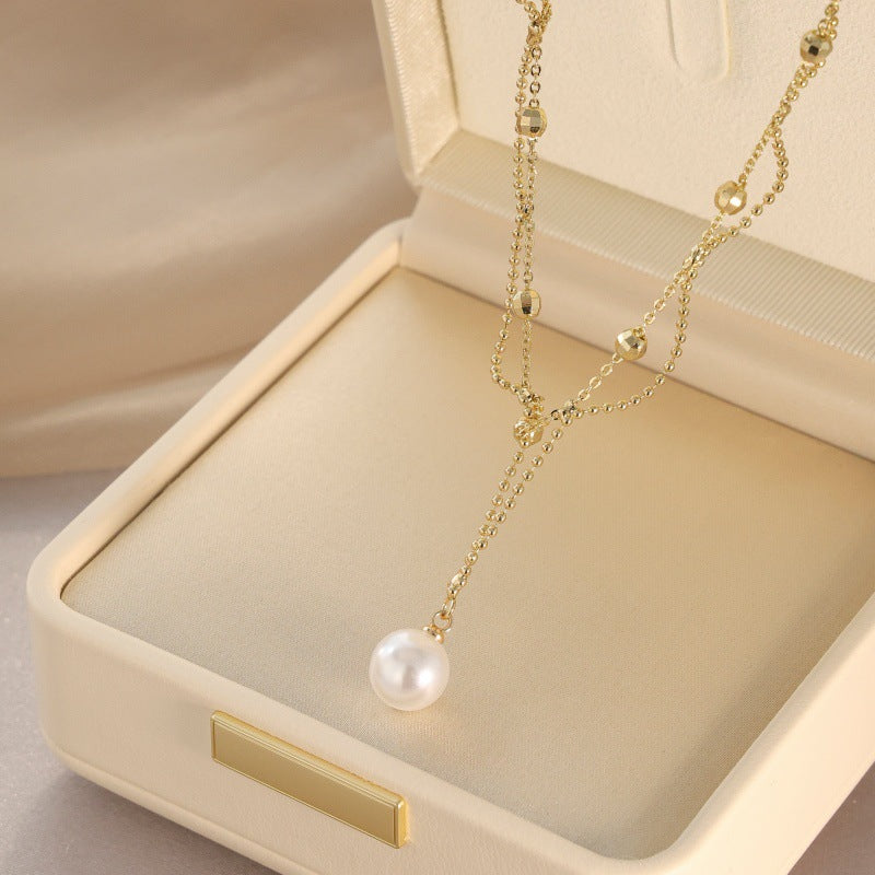 Sweater Chain Light Luxury High Sense Of Design Elegant Female Necklaces