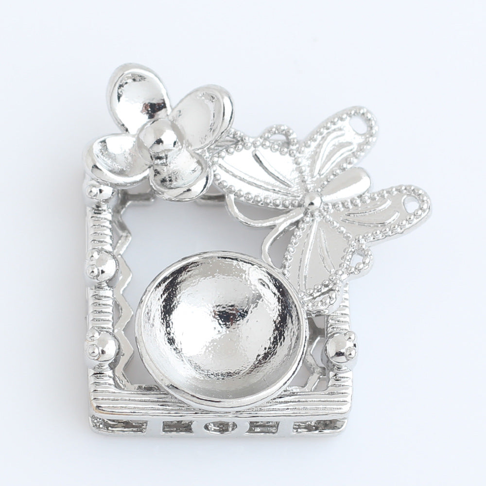Beads Holder Large Single Eardrop Frame Lucky Exquisite Universal Pearl Pendant