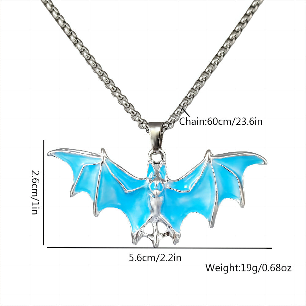 Dark Luminous Vampire Bat Cool Street Pendants